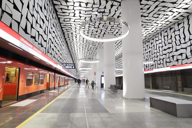 Kuva: Länsimetro asema Urheilupuisto - TimoKauppila/Indav Oy Kuva: Länsimetro asema Urheilupuisto - TimoKauppila/Indav Oy